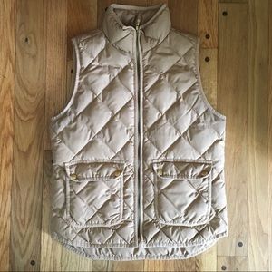 J. Crew Excursion Quilted Down Vest